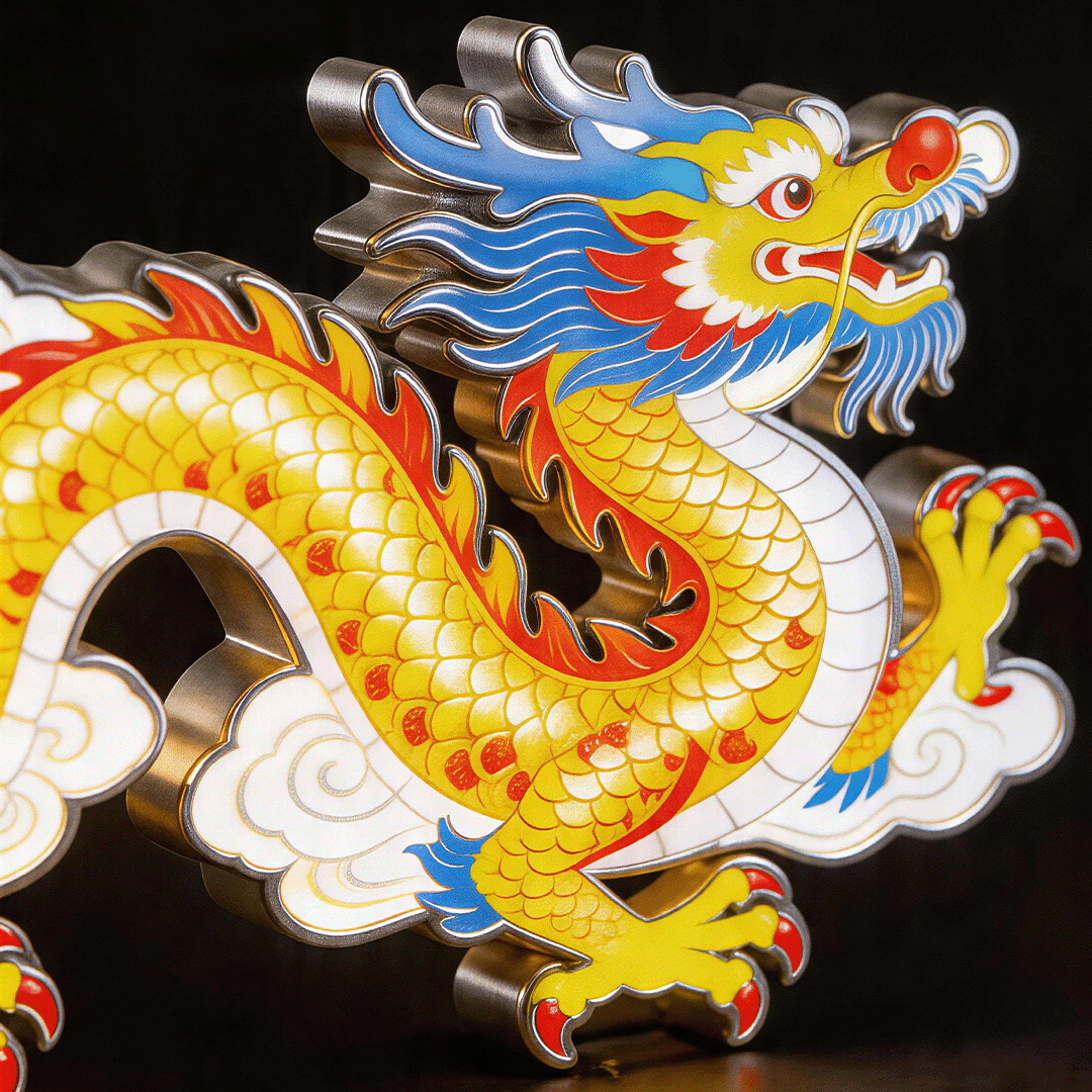 【出租·出售·定制】龙凤呈祥节庆美陈氛围造型景观灯饰